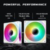 Jungle Leopard Prism14PRO 140 mm A-RGB PWM PC Fan (White,