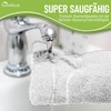 NatureMark 10 Bath Gloves, White, Pack of 10-15 x 21