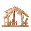 RAZ IMPORTS 15" WOODEN CRECHE MADE OF DRIFTWOOD FOR YOUR