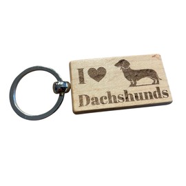 Ashton and Finch Dachshund Keyring – Adorable Dog Keychain Gift