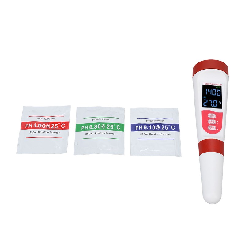Water Quality Tester 4 in 1 PH TDS EC TEMP
