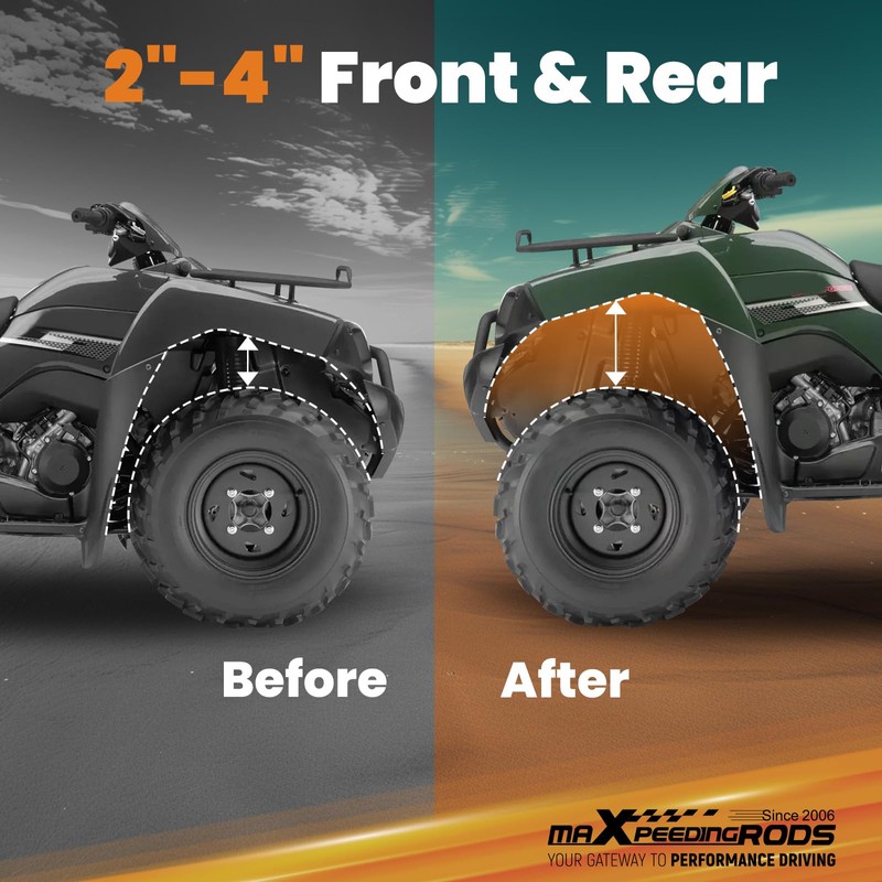 maXpeedingrods 2-4" Lift Kit for Yamaha Kodiak 700/700 SE/EPS 2016-2022,