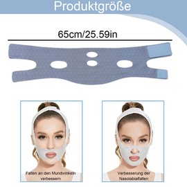 TISCH Beauty Face Sculpting Sleep Mask, V Shape Face V Line Shaping Face Mask, Double Chin Reducer, Face Lifting Belt, Face Tightening Chin Up Mask for Women and Men, Face Slimming