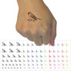 House Sparrow Bird on Branch Temporary Tattoo Water Resistant Fake