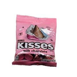 HERSEYS PINK MILK CHOCOLATE KISSES 2.8oz-Brand New-SHIPS N 24 HOURS