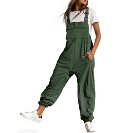 Cicy Bell Womens Casual Overalls Baggy Adjustable Straps Bib Jogger Jumpsuits Cute Cozy Outfits
