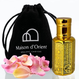 Flame Petals Perfume Oil 12 mL – Bold Floral Spicy with Orange Blossom Jasmine and Vanilla. Alcohol Free Long Lasting Oil, Compliment Magnet