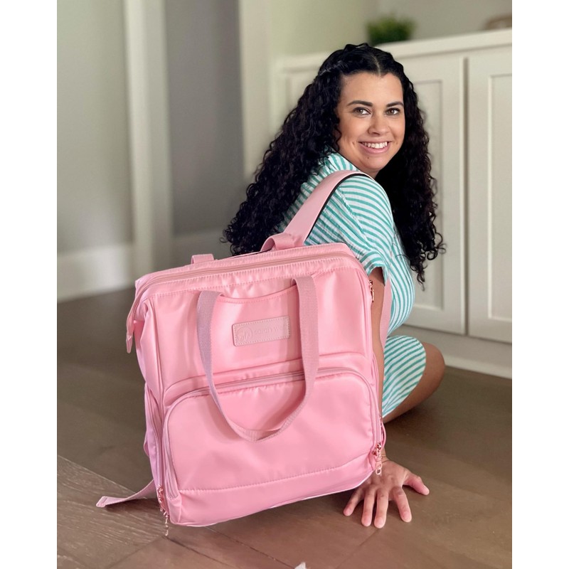 Sarah Wells Norah Breast Pump Backpack (Light Pink)