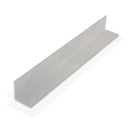 Outwater Industries Extruded Aluminum Angle Alu469-M Mill Finish 1''X 1''X 1/16'' Aluminum Angle Moulding 46 Inch Lengths (Pack of 3)