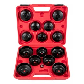 Juego De Llaves Para Filtros De Aceite 14 Pz Zocalos 3/8