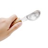 MMEP Stainless Steel Ice Cream Scoop with Wooden Handle, Heavy