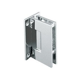 CRL Geneva 037 Series Brushed Nickel Wall Mount Full Back Plate Standard Hinge