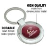 GRAPHICS & MORE Elon University Phoenix Logo Keychain Classy Round