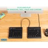 KINESIS USB-A Freestyle Pro Quiet Ergonomic Split Mechanical Keyboard (Cherry