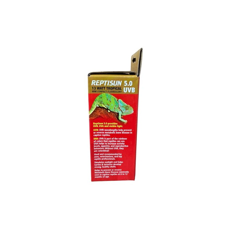 Zoo Med Reptisun 5.0 Uvb Mini Compact Fluorescent (Pack of