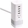 ONN BRANDD NEW Onn 4-Port USB Charging Tower with Outlet,