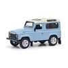 Schuco Land Rover Defender Model Car 1:64 Scale Light Blue