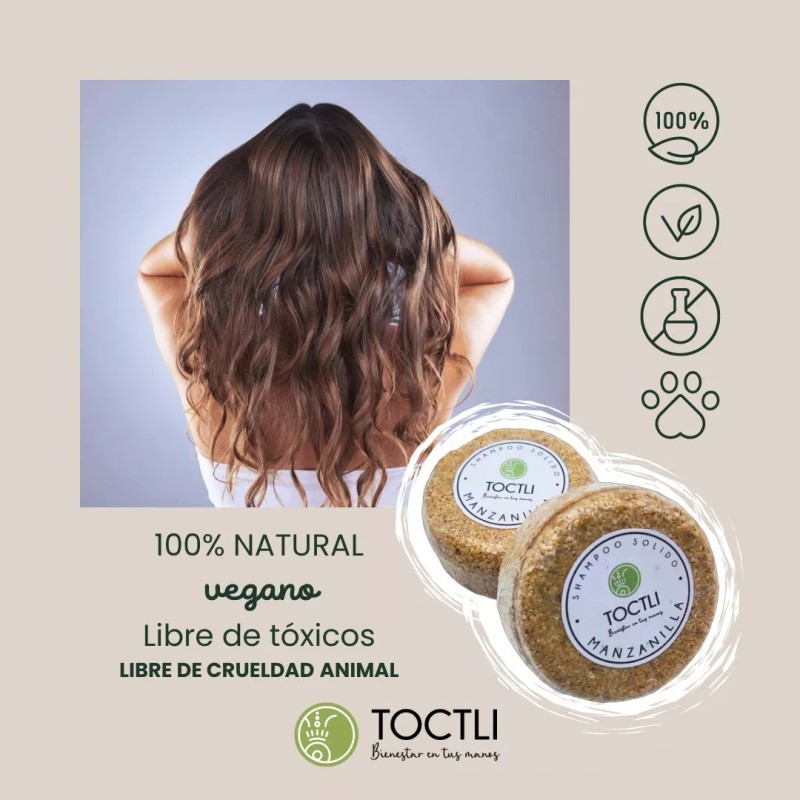 Toctli Shampoo Solido Natural Artesanal 100gr