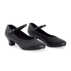 Theatricals Womens Baby Louis 1.5" Character Shoes Black 10.5M T3100