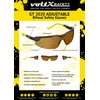 voltX GT ADJUSTABLE Bifocal Reading Safety Glasses (Brown Lens +2.5),