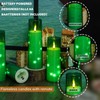 Nimiko Flickering Flameless LED Candles,Battery Operated Candles 9 Pcs with