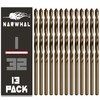 Narwhal 1/32 Inch Cobalt Drill Bits (13 Pack - Industrial