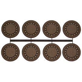 modellbahn-exklusiv Laser Cut Channel Cover Set of 8 with Template 0 Gauge (Zero) 1:45