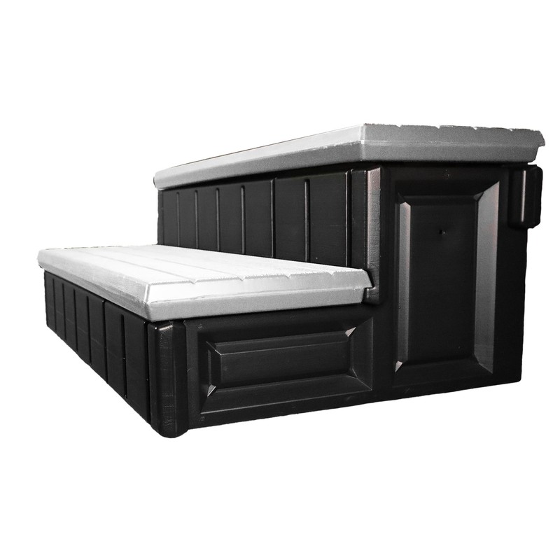 Confer Plastics Two Tier 36" Wide Deluxe Hot Tub Step.
