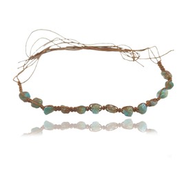 KGCGJVB Cowboy Hat Bands for Women Green Beaded Hatband Straps for Straw Hats Western Cowgirl Decorative Hatbands with Turquoise Beads Stylish Accessories and Decorations for Womens Fashion Hats