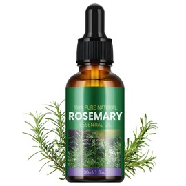 Rosemary Oil for Hair - Natural Plant Formula Hair Rosemary Oil for Improvement of Hair and Scalp Care - Contains Biotin to Promote and Strengthen Hair, 30 ml