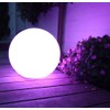 Green Blue Solar LED Light Garden Freestanding Lamp Ball Round