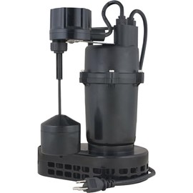 Flint Walling/Star 5SPHLC Plastic Submersible Sump Pump, 1/2Hp