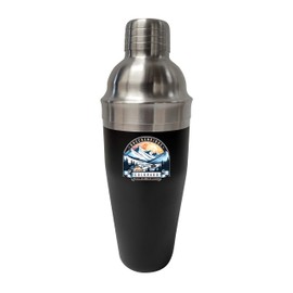 R and R Imports Breckenridge Colorado Design C Souvenir 24 oz Stainless Steel Cocktail Shaker Black Single