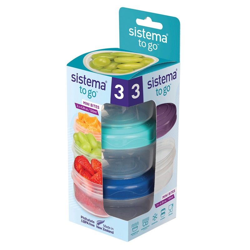 Sistema TO GO Mini Bites Snack Pots | 130 ml