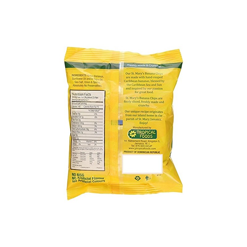 St Mary's Banana Chips Kettle Cooked with Sea Salt 5