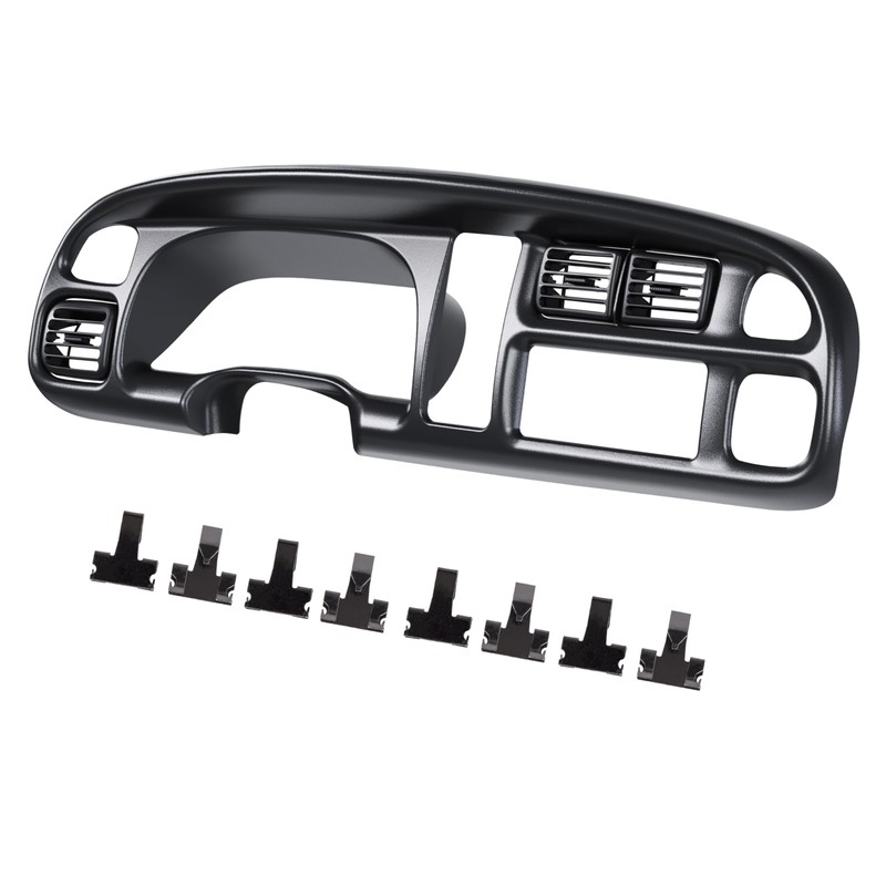 ECOTRIC Dash Board Cluster Bezel Cover Compatible with 1998-2002 Dodge