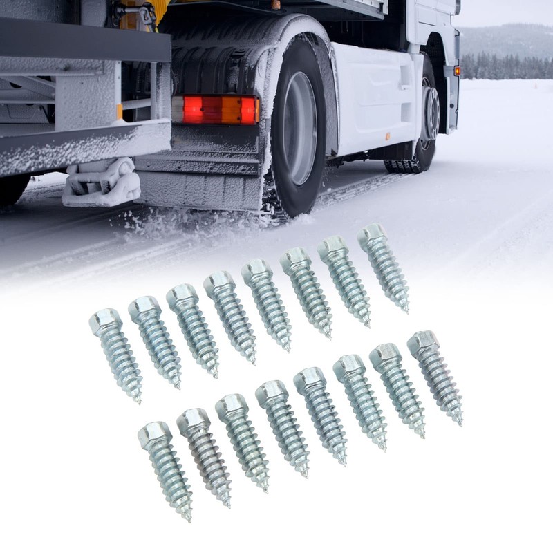 Tire Studs, 100 Pieces Snow Tire Studs Forklift Loader