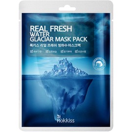 Rockies Real Fresh Water Glacier Water Mask Pack, 23g, 1 pack / 리얼 프레쉬 워터 빙하수 마스크팩, 23g, 1개