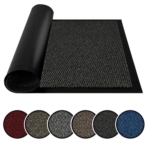BLADO Barrier Mat Non Slip Door Mat Rubber Mats Floor Mats Kitchen Rugs Washable Light Weight Rubber Multi Color And Sizes Heavy Duty