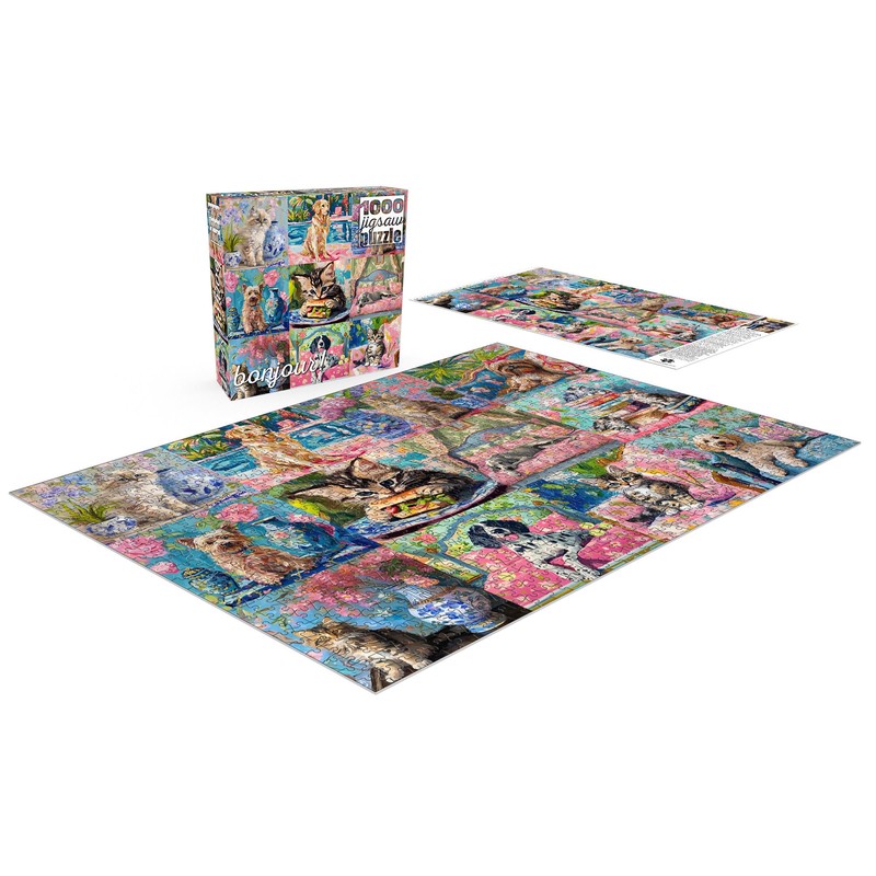 Buffalo Games - Bonjour - Sophie Clima - Cats and