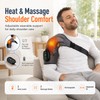 Cordless Heated Shoulder Brace with Vibration Massage – 3-Level Electric