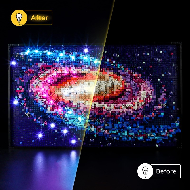 YEABRICKS LED Light for 31212 Ideas The Milky Way Galaxy