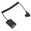 D Tap to DMW DCC17 Dummy Battery Coiled Cable DMW