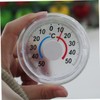 Kisangel 3sets Professional Wooden Room Thermometer Vertical Indoor Hanging Thermometer