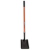 Hisco Square Point Shovel with 14 Gauge Hollow Back Blade