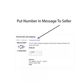 Suzuki 2002-2008 Suzuki RM125 RM250 Graphics Kit with Number Plates and Rider Number - 2004-2008, White w/ Black Numbers, Stock