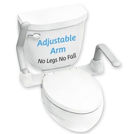 Toilet Safety Rails for Seniors,Easy Installation & Sturdy Handicap Toilet Safety Frame,Seat Handles for Elderly Disabled or Mobility Issues