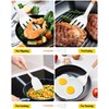 Pack of 2 Silicone Cooking Spatula, Heat Resistant Solid Turner,
