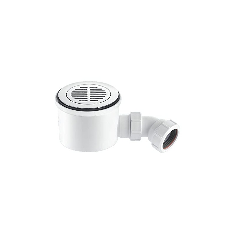 McAlpine ST90CPB-S-HP2 CP BRASS Grid Flange 90mm High Flow Shower