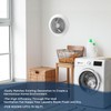 Quini 512M Through-the-Wall Exhaust Fan, White Grille, 6-inch Diameter vent,